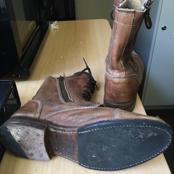 **SOLD**Bed Stu Combat Boots - Picture 3 of 4